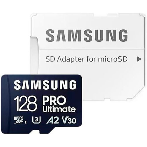 SAMSUNG Speicherkarte "Pro Ultimate", blau, 128 GB, Speicherkarten