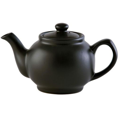 Teekanne PRICE & KENSINGTON "Betty", schwarz, B:14cm H:12cm, Steingut, Kannen, Steingut, matt, 6 Tassen