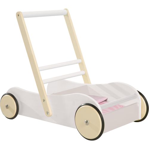 Puppenwagen ROBA "Wagen Scarlett, weiß", weiß, Puppenwagen, KinderB:56cm H:45cm T:29cm, Holz, B:56cm H:45cm T:29cm