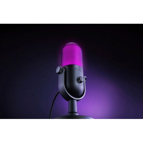 RAZER Streaming-Mikrofon "Seiren V3 Chroma", schwarz, B:9cm H:21,3cm T:9cm, Mikrofone