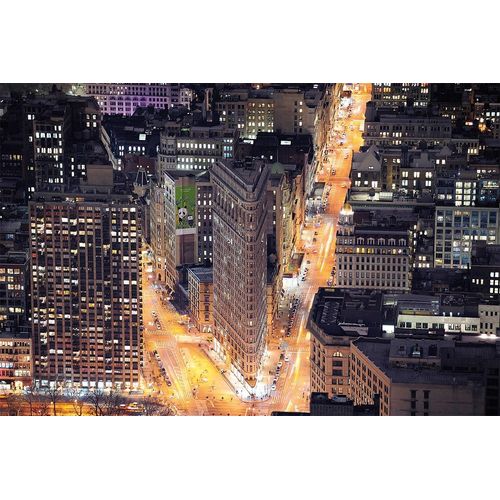 Fototapete PAPERMOON "Flat Iron Building", bunt, B:2,5m L:1,8m, Vlies, Tapeten