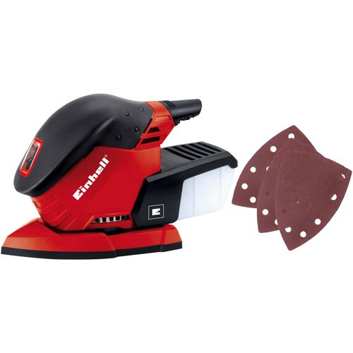 Multischleifer EINHELL "TE-OS 1320", rot (rot, schwarz), B:11,2cm H:14,5cm L:23,5cm, Schleifmaschinen
