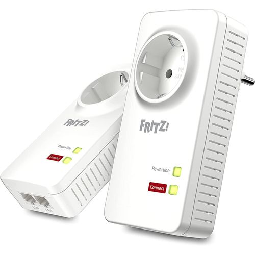 AVM FRITZ!Powerline 1220 Powerline-Adapter-Set 1200 Mbit/s 2 LAN-Anschlüsse Weiß