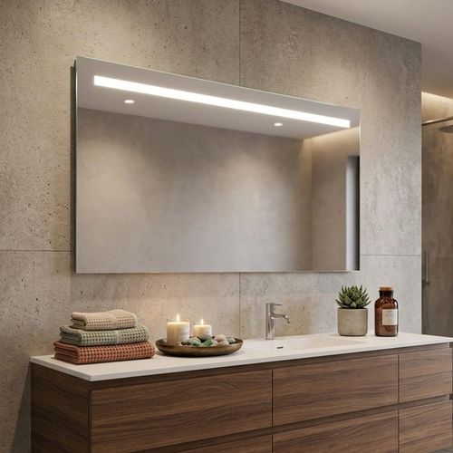 Spiegel mit Hintergrundbeleuchtung 120 x 70cm