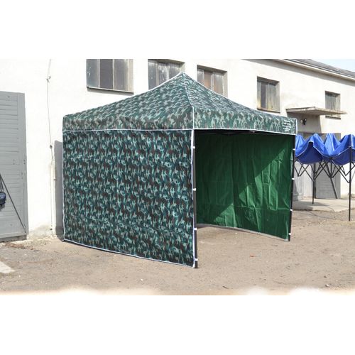 Ekspand | Partyzelt 2x2m - Camouflage - Faltbar - Ideal für Gartenpartys - Wetterfest und Stabil