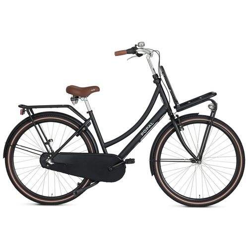 Popal Daily Dutch Basic+ N3 Hollandrad - Citybike - Damen - 47 centimeter - Mattschwarz