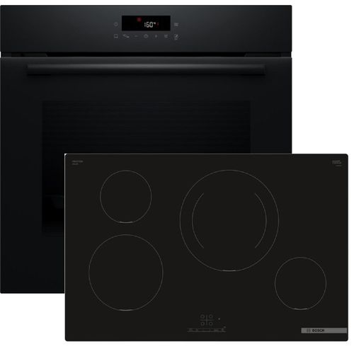 Bosch Einbau-Backofen-Set HBDCORE8I, HBA571BB4 + PIE811BB5E, Einbau-Backofen, Induktionskochfeld