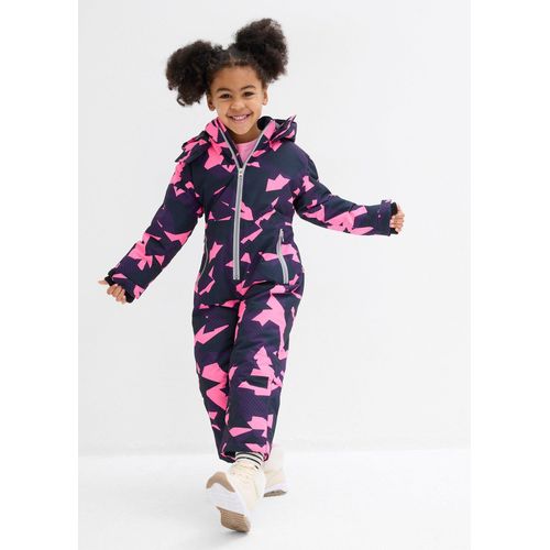 bonprix Wasserabweisender Schneeanzug mit abnehmbarer Kapuze, lila, Gr.98, Wasserabweisender Schneeanzug für Mädchen