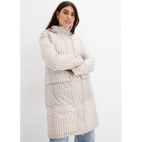 bonprix Wasserdichter Outdoor-Mantel, weiß, Gr.38, Wasserdichter Outdoor-Mantel