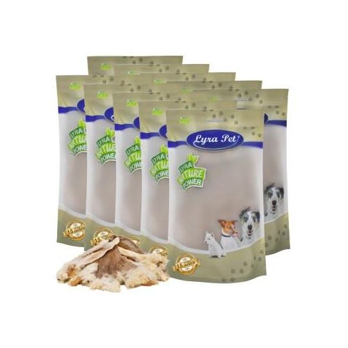 Lyra Pet Kaninchenohren mit Fell 10 kg