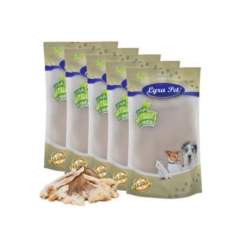 Lyra Pet Kaninchenohren mit Fell 5 kg
