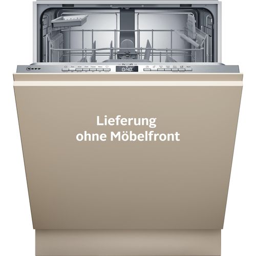 NEFF vollintegrierbarer Geschirrspüler "S255HTX06E", Energieeffizienz: C (A-G), weiß, neutral, B:59,8cm H:86,5cm T:55cm, Geschirrspüler, Info Light - erlischt bei Beendigung des Spülvorgangs, flexible Körbe