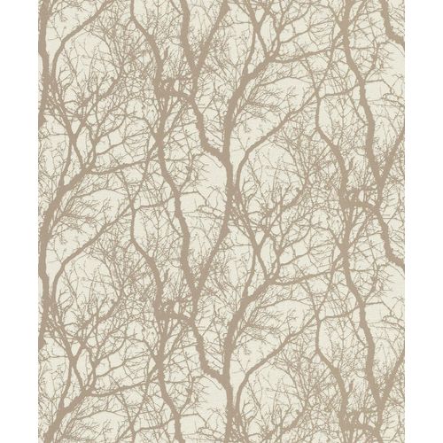 Strukturtapete RASCH "Tapetenwechsel", beige, B:0,53m L:10,05m, Tapeten
