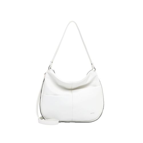 Beuteltasche EMILY & NOAH "Beutel E&N Beziers RUE 09", Damen, Gr. B/H/T: 32cm x 29cm x 7,5cm 0, weiß (weiß 300), PVC, Taschen Beuteltasche