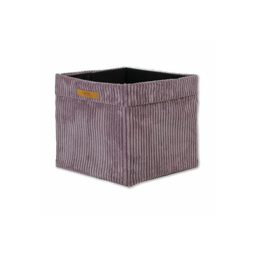 Aufbewahrungsbox LYCCE "Aufbewahrungskorb Faltbare Aufbewahrungsbox Cord 1P 1er Pack", rosa (altrosa), B:33cm H:31cm T:33cm, Obermaterial: 90% Polyester PES. 10% Nylon NY., Aufbewahrungsboxen, Aufbewahrungsbox