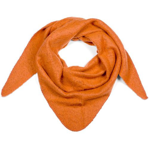Dreieckstuch STYLEBREAKER "Strick Dreiecktuch meliert", Damen, orange, Obermaterial: 80% Viskose CV. 20% Wolle WO., Modisch, Modetücher