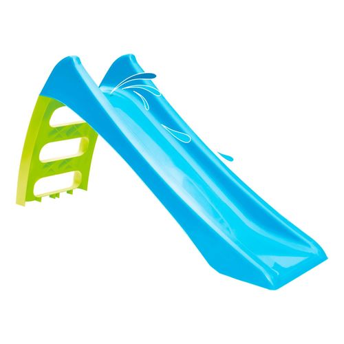 Happy People 74400 - Kinderrutsche (16x62,5x36cm) Gartenrutsche Rutsche Slide freistehend Rutschbahn blau