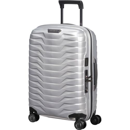 Samsonite Proxis Spinner 55 cm EXP mit TSA-Zahlenschloss silver