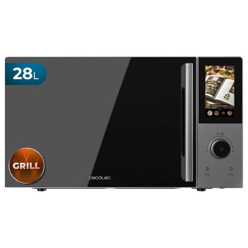Cecotec Digitale Mikrowelle, Touchscreen, Konvektion und Grill, 28 l, Konvektion 2800 Touch, 900 W in 5 Stufen