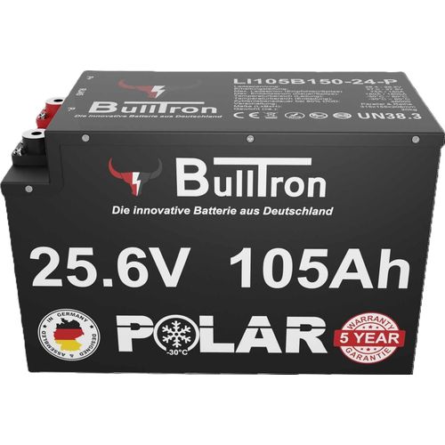 BullTron Polar 105Ah inkl. Smart BMS mit 150A Dauerstrom & Bluetooth App