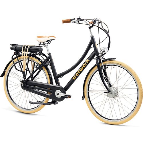Tretwerk Aurora E Bike Damen 28 Zoll Elektrofahrrad 165 - 185 cm retro Hollandrad E Damenfahrrad