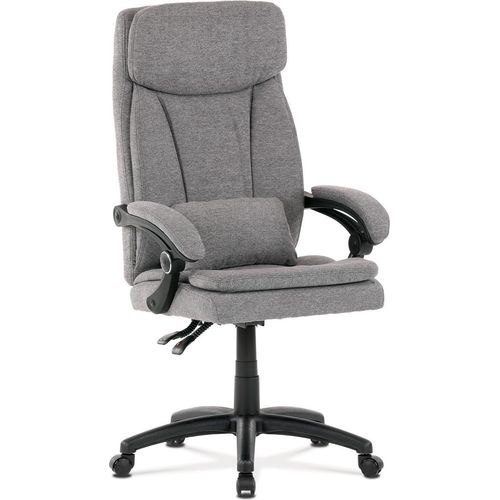 Bürostuhl, graue Stoffabdeckung, permanenter Kontaktmechanismus mit Schloss - Ka -Y362 Grau