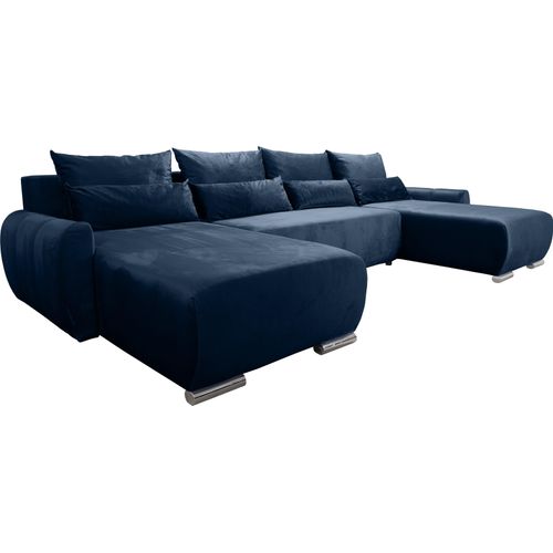 Blau Grosses Ecksofa Bett Koda U Bettencontainer