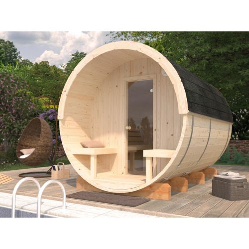 Palmako Saunafass Anita 1,6 + 0,7m²