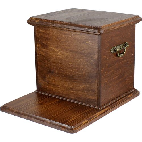 Braunes Pferd "Urn for horse ashes, personalized urn with a horse bust, large box for horse ashes by Art-Dog" "Urne für Pferdeasche, personalisierte Urne mit einem Pferdebüste, große Box für Pferdea
