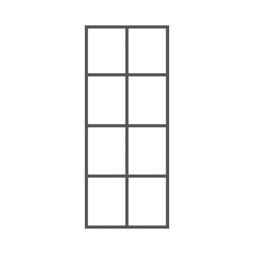 Schubladen-Einteilung SE 6142, Achtel-Teilung, T600xB225xH206mm