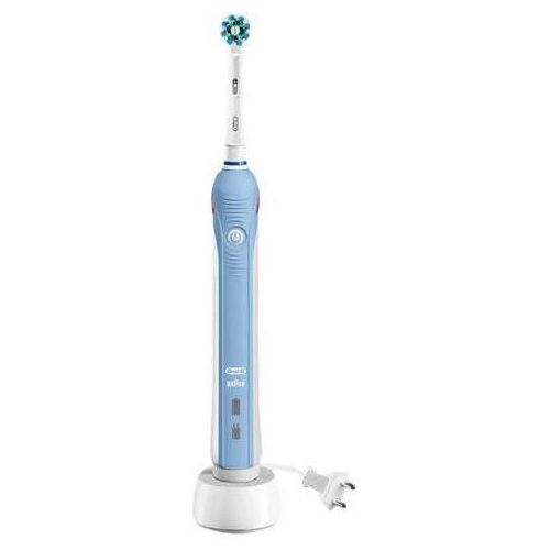 Oral-B Pro 2 2700 CrossAction Erwachsener Rotierende-vibrierende Zahnbürste Blau