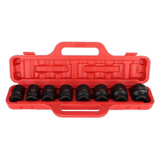 8 Stück 3/4 Zoll Drive Deep Impact Hex Head Adapter Socket Set Repairing Tool High Hardness
