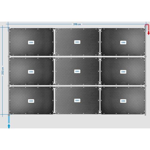 OKU Solarabsorber Pool-Solarheizung SET 18 - 9 Absorber