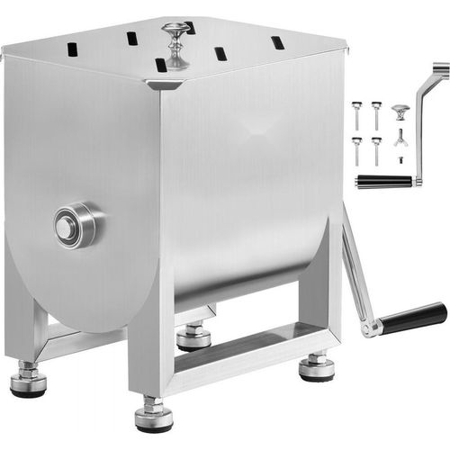 Manueller Fleischmischer 15L - Gerät zur Fleischverarbeitung - Mischen von Hackfleisch - Küchengerät für Fleischprodukte