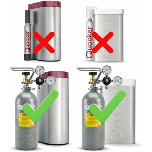CO2 Druckminderer Umrüst-Set für Quooker Cube, 2–10 kg