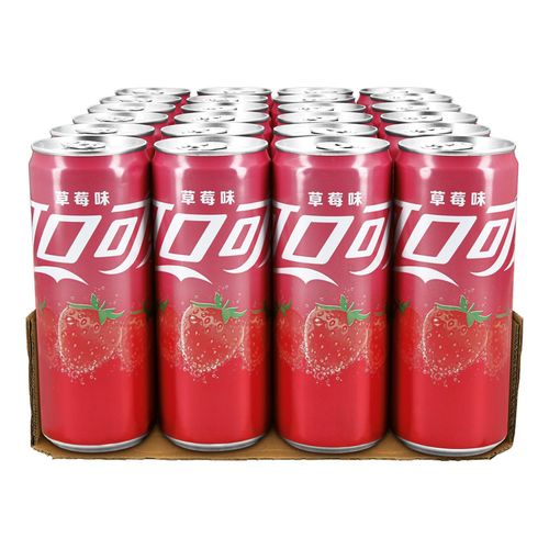 Coke Strawberry 0,33 Liter Dose, 24er Pack