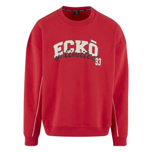 Rundhalspullover ECKO UNLTD. "Ecko Unltd. Pullover Skyhook", Herren, Gr. S, ski patrol, 80% Baumwolle, 20% Polyester, mehrfarbig, normal, Rundhals, Pullover Rundhalspullover