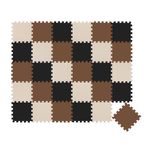 27 Teile Baby Kinder Puzzlematte ab Null - 30x30 Puzzle Spielmatte Krabbelmatte