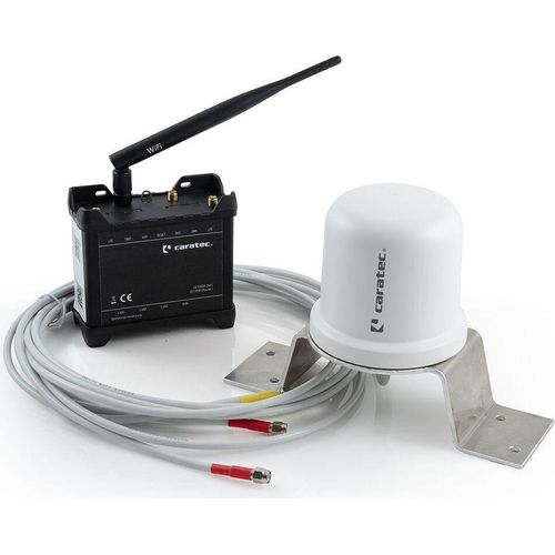 Caratec Electronics CET300R | Caravaning-Routerset - Router und Antenne für Wohnmobil und Caravan, mit weißer Antenne