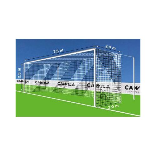 CAWILA Tornetze 2m x 2m, 7,32 - schwarz/weiss 0