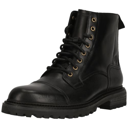 CLARKS Schnürstiefeletten Clarkridge Hi Black Leather mit akzentuierenden Details 1216 Black Leather 43