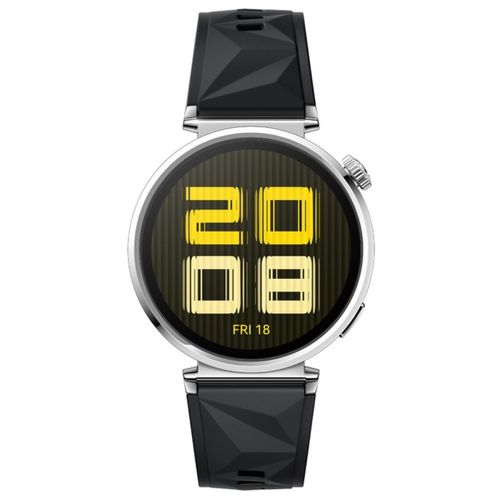 Huawei Watch GT5 Jana-B19F, 1,32 Zoll, Amoled 466 x 466 PPI 352, , BT5.2 BLE/BR/EDR, 5 ATM, 524 mAh, Screenshot-Freigabe, untersttzt Nachrichteneingabe, Nachrichtenbenachrichtigungen, Akkulaufzeit bis zu 7 Tage, Kompatibel mit iOS- und Android-Gerten, Schwarzes Fluorelastomer