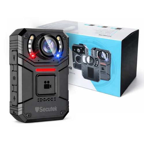 Bodykamera S3 4K 2-Zoll-IPS-Display wasserdicht Nachtsicht 64GB 7,5h Akku 86x56x23mm
