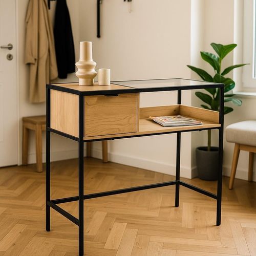 Eiche Konsole Konsolentisch Flurkonsole