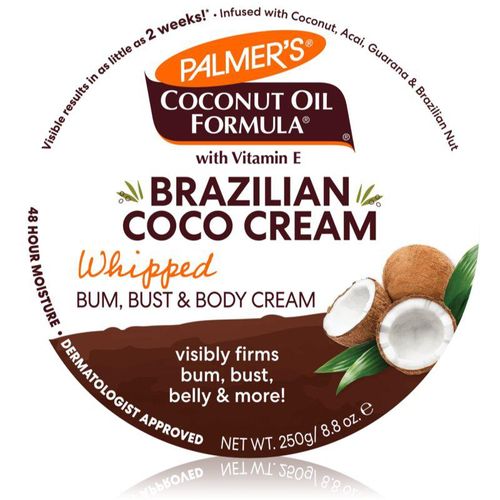 Palmer’s Coconut Oil Formula Brazilian Coco Verstevigende Crème voor Problematische Gebieden 250 g