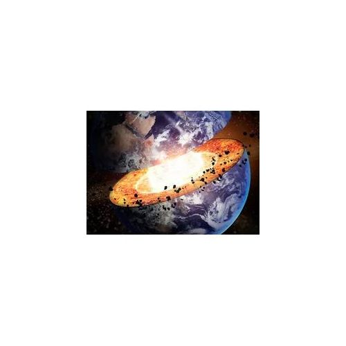 Fototapete PAPERMOON "ERDKERN STRUKTUR DER ERDE", bunt, B:3m L:2,23m, Vlies, Tapeten