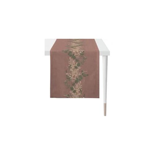 Tischläufer APELT "5250 HERBSTZEIT, Jacquard, Herbstdeko, Herbst", lila, B:46cm L:140cm, Polyester, Viskose, Tischdecken