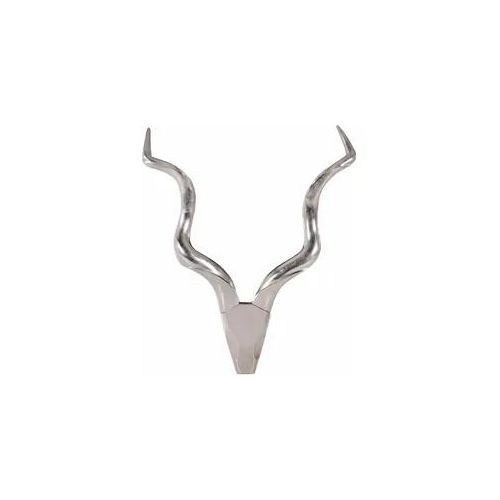 Dekogeweih GUTMANN FACTORY "Mix&Match", grau (alufarben), B:84cm H:112cm T:13cm, Aluminium, Dekogeweihe