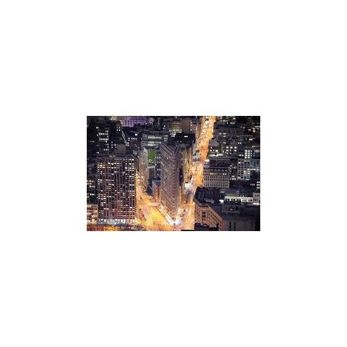 Fototapete PAPERMOON "Flat Iron Building", bunt, B:2,5m L:1,8m, Vlies, Tapeten