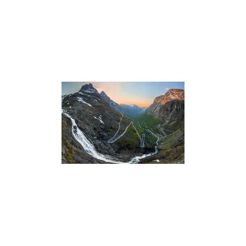 Fototapete PAPERMOON "Photo-Art CHRISTER OLSEN, TROLLSTIGEN", bunt, B:3m L:2,23m, Vlies, Tapeten